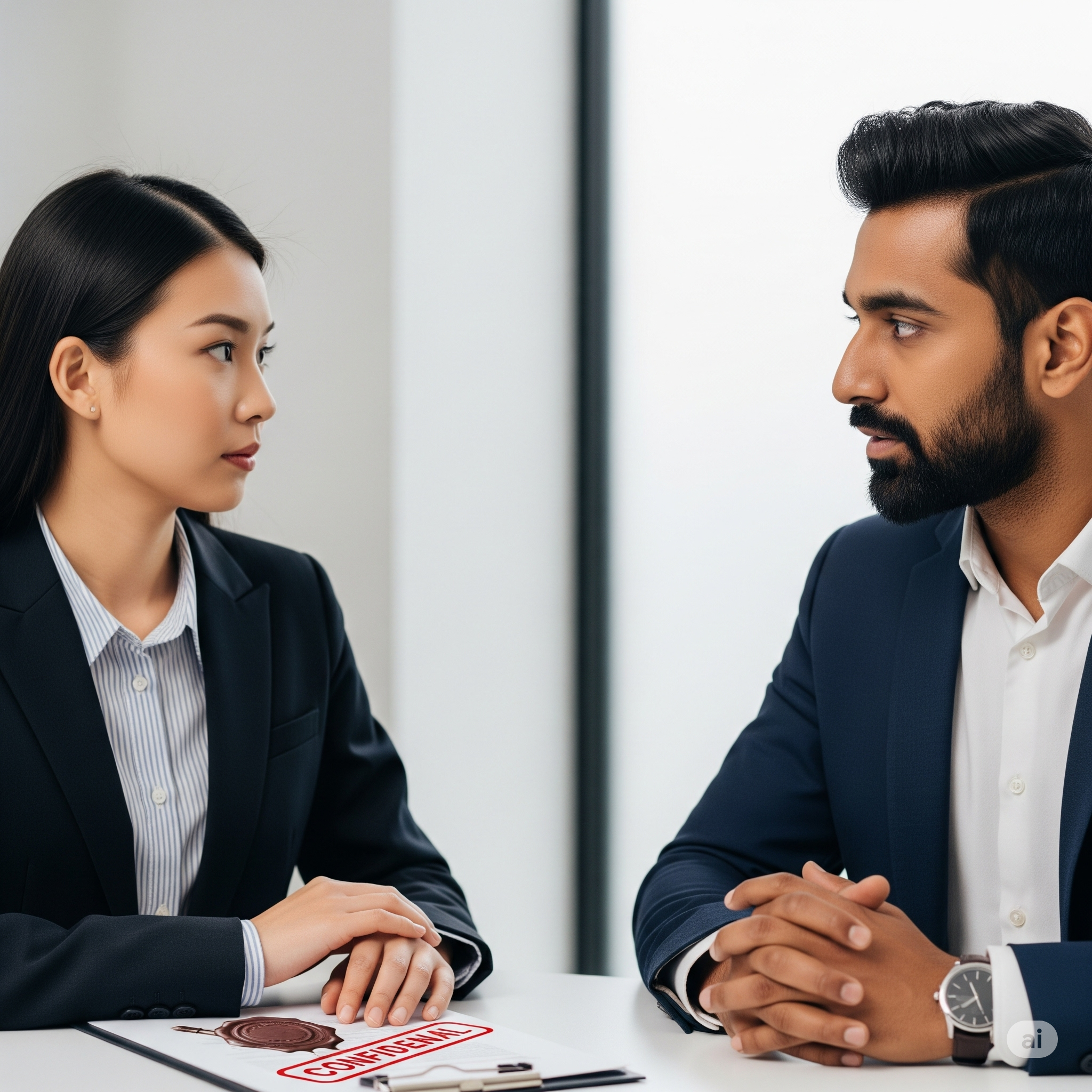 Image symbolizing confidentiality and non-disclosure agreements
